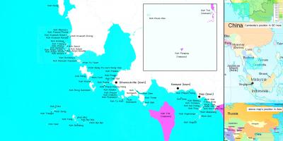Карта выспы Камбоджы