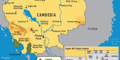 Ангкор карце Камбоджы